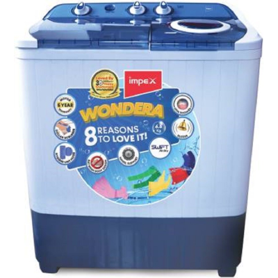 Impex 6.5 kg Semi Automatic Top Load Washing Machine (Wondera WIZ 6.5 SABL)
