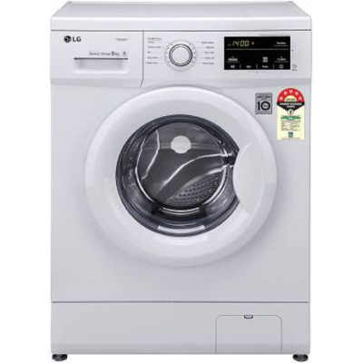 LG 8 kg Fully Automatic Front Load Washing Machine (FHM1408BDW)