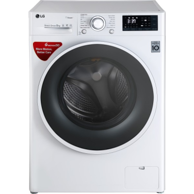 LG 8 kg Fully Automatic Front Load Washing Machine (FHT1208SWW)