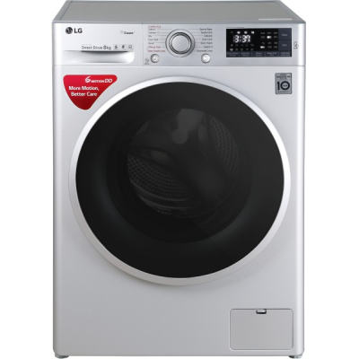 LG 8 kg Fully Automatic Front Load Washing Machine (FHT1408SWL)