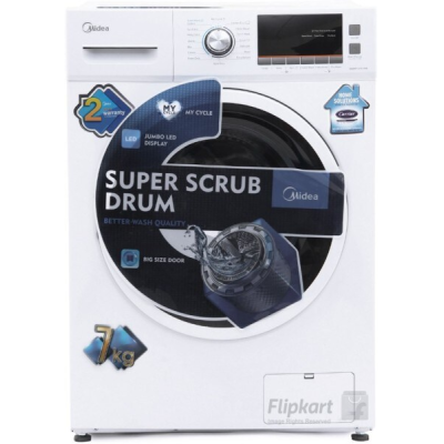 Midea 7 kg Fully Automatic Front Load Washing Machine (MWMFL070CPR)