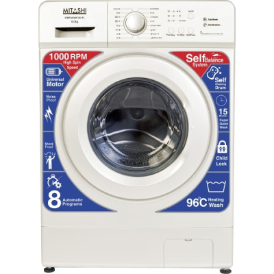 Mitashi 6 kg Fully Automatic Front Load Washing Machine (WMFA600K100)