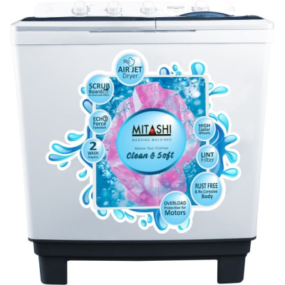 Mitashi 9.8 kg Semi Automatic Top Load Washing Machine (MISAWM98V25)
