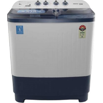 Voltas Beko 8 kg Semi Automatic Top Load Washing Machine (WTT80DBLT)